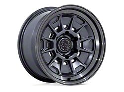 Black Rhino Mondo Matte Gunmetal with Gloss Gray Lip 6-Lug Wheel; 17x8.5; 20mm Offset (05-15 Tacoma)