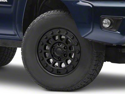 Black Rhino Outback Matte Black 6-Lug Wheel; 17x8.5; -10mm Offset (05-15 Tacoma)