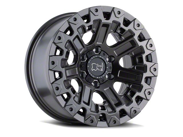 Black Rhino Ozark Gloss Gunmetal 6-Lug Wheel; 17x9.5; 12mm Offset (05-15 Tacoma)