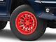 Black Rhino Raid Gloss Red 6-Lug Wheel; 17x8.5; -18mm Offset (05-15 Tacoma)