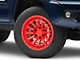 Black Rhino Raid Gloss Red 6-Lug Wheel; 18x9.5; 12mm Offset (05-15 Tacoma)