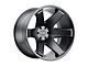 Black Rhino Raze Matte Black 6-Lug Wheel; 17x10; -44mm Offset (05-15 Tacoma)