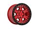 Black Rhino Reno Candy Red with Black Bolts 6-Lug Wheel; 17x9; -12mm Offset (05-15 Tacoma)