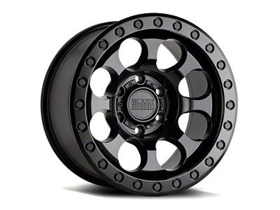 Black Rhino Riot Matte Black 6-Lug Wheel; 17x8.5; -30mm Offset (05-15 Tacoma)