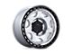 Black Rhino Voyager Silver Machined Face with Matte Black Lip 6-Lug Wheel; 17x8.5; 0mm Offset (05-15 Tacoma)