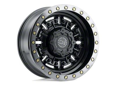 Black Rhino Abrams Gloss Gun Black with Machined Dark Tint 5-Lug Wheel; 18x9.5; 12mm Offset (07-13 Tundra)