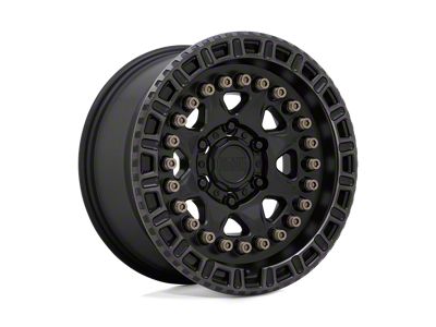 Black Rhino Carbine Matte Black with Machined Tinted Ring and Bronze Bolts 5-Lug Wheel; 18x9; 10mm Offset (07-13 Tundra)