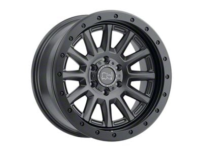 Black Rhino Dugger Matte Gunblack 5-Lug Wheel; 17x8.5; 10mm Offset (07-13 Tundra)