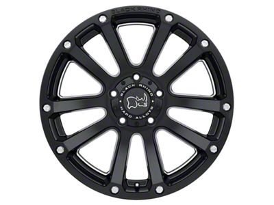 Black Rhino Highland Matte Black Milled 5-Lug Wheel; 18x9.5; 12mm Offset (07-13 Tundra)