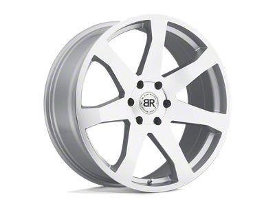 Black Rhino Mozambique Silver with Mirror Cut Face 5-Lug Wheel; 20x8.5; 25mm Offset (07-13 Tundra)