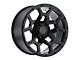 Black Rhino Overland Matte Black 5-Lug Wheel; 20x9.5; 6mm Offset (07-13 Tundra)