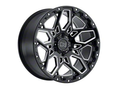 Black Rhino Shrapnel Gloss Black Milled 5-Lug Wheel; 20x9.5; 12mm Offset (07-13 Tundra)