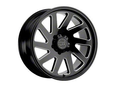 Black Rhino Thrust Gloss Black Milled 5-Lug Wheel; 20x9.5; 6mm Offset (07-13 Tundra)