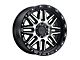 Black Rhino Alamo Gloss Black Machined with Stainless Bolts 6-Lug Wheel; 20x9; 12mm Offset (10-24 4Runner)