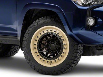 Black Rhino Alpha Matte Black with Sand Lip 6-Lug Wheel; 20x10; -18mm Offset (10-24 4Runner)