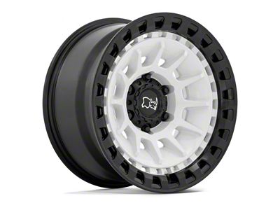 Black Rhino Barrage Gloss White on Matte Black 6-Lug Wheel; 17x8.5; -10mm Offset (10-24 4Runner)