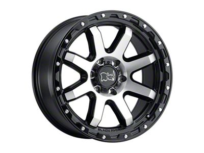 Black Rhino Coyote Gloss Black Machined 6-Lug Wheel; 18x9; 12mm Offset (10-24 4Runner)