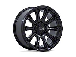 Black Rhino Diamondback Matte Black 6-Lug Wheel; 17x9; 12mm Offset (10-24 4Runner)