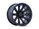 Black Rhino Diamondback Metallic Blue 6-Lug Wheel; 17x8.5; 25mm Offset (10-24 4Runner)