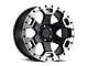 Black Rhino Gauntlet Gloss Black Machined 6-Lug Wheel; 18x9; 12mm Offset (10-24 4Runner)