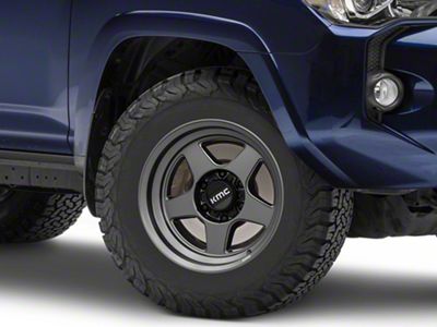 KMC Lobo Matte Anthracite 6-Lug Wheel; 17x8.5; -10mm Offset (10-24 4Runner)