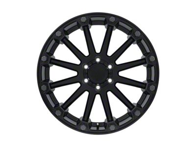 Black Rhino Pinnacle Semi Gloss Black with Gunmetal Bolts 6-Lug Wheel; 17x8.5; -18mm Offset (10-24 4Runner)