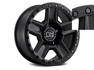 Black Rhino Ravine Matte Black 6-Lug Wheel; 20x9; 12mm Offset (10-24 4Runner)