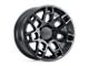 Black Rhino Ridge Matte Black 6-Lug Wheel; 17x8.5; 0mm Offset (10-24 4Runner)