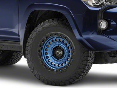 Black Rhino Sentinel Cobalt Blue with Black Ring 6-Lug Wheel; 17x8.5; -10mm Offset (10-24 4Runner)