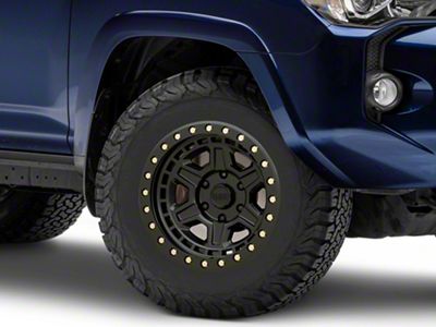 Black Rhino Reno Matte Black with Brass Bolts 6-Lug Wheel; 17x8.5; -30mm Offset (10-24 4Runner)