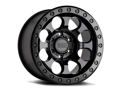 Black Rhino Riot Matte Black 6-Lug Wheel; 17x8.5; -30mm Offset (10-24 4Runner)