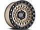 Black Rhino Sentinel Desert Sand with Black Ring 6-Lug Wheel; 17x8.5; -10mm Offset (10-24 4Runner)