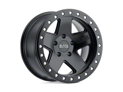 Black Rhino Crawler Matte Black 6-Lug Wheel; 17x9.5; -18mm Offset (16-23 Tacoma)