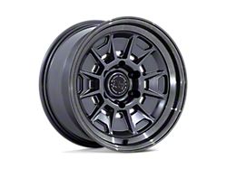 Black Rhino Mondo Matte Gunmetal with Gloss Gray Lip 6-Lug Wheel; 17x9; -38mm Offset (16-23 Tacoma)