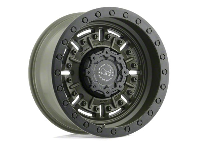 Black Rhino Abrams Olive Drab Green 6-Lug Wheel; 20x9.5; -2mm Offset (2024 Tacoma)