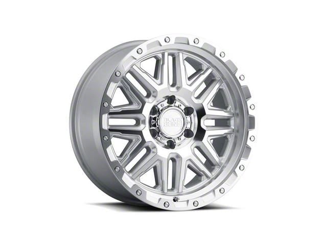 Black Rhino Alamo Gloss Silver 6-Lug Wheel; 20x9; 12mm Offset (2024 Tacoma)