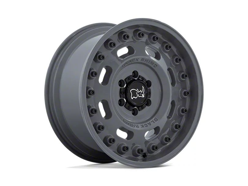 Black Rhino Tacoma Axle Battleship Gray 6-Lug Wheel; 17x9.5; 6mm Offset ...