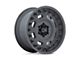 Black Rhino Axle Battleship Gray 6-Lug Wheel; 17x9.5; 6mm Offset (2024 Tacoma)