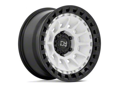 Black Rhino Barrage Gloss White on Matte Black 6-Lug Wheel; 18x9; 0mm Offset (2024 Tacoma)