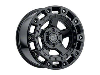 Black Rhino Cinco Gloss Black with Stainless Bolts 6-Lug Wheel; 20x9.5; 12mm Offset (2024 Tacoma)