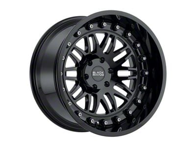 Black Rhino Fury Gloss Black 6-Lug Wheel; 17x9.5; 12mm Offset (2024 Tacoma)