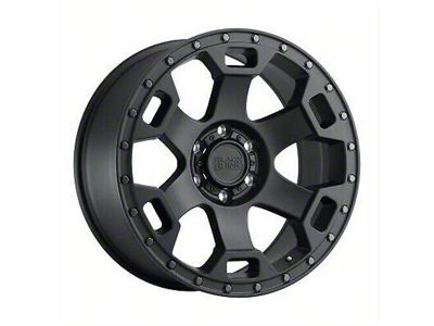 Black Rhino Gauntlet Semi Gloss Black with Gunmetal Bolts 6-Lug Wheel; 18x9; -18mm Offset (2024 Tacoma)