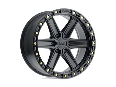 Black Rhino Henderson Matte Black with Brass Bolts 6-Lug Wheel; 20x9.5; 18mm Offset (2024 Tacoma)