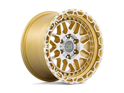 Black Rhino Holcomb Gloss Gold 6-Lug Wheel; 17x9.5; 12mm Offset (2024 Tacoma)