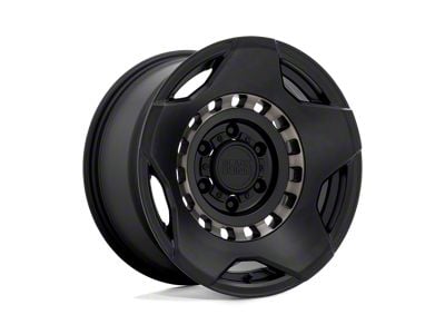 Black Rhino Muzzle Matte Black with Machined Tinted Ring 6-Lug Wheel; 17x9; -18mm Offset (2024 Tacoma)