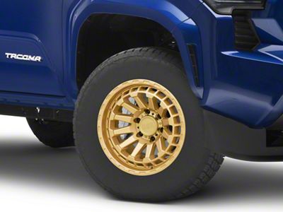 Black Rhino Raid Gold 6-Lug Wheel; 17x8.5; 0mm Offset (2024 Tacoma)