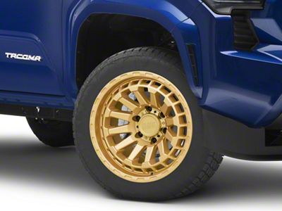 Black Rhino Raid Gold 6-Lug Wheel; 20x9.5; 12mm Offset (2024 Tacoma)