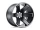 Black Rhino Raze Matte Black 6-Lug Wheel; 22x14; -76mm Offset (2024 Tacoma)