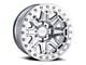 Black Rhino Rift Beadlock Silver Machined 6-Lug Wheel; 17x8.5; -30mm Offset (2024 Tacoma)