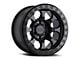 Black Rhino Riot Matte Black 6-Lug Wheel; 17x9; 12mm Offset (2024 Tacoma)